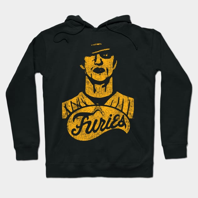 Baseball Furies ORANGE VINTAGE Hoodie by DKornEvs